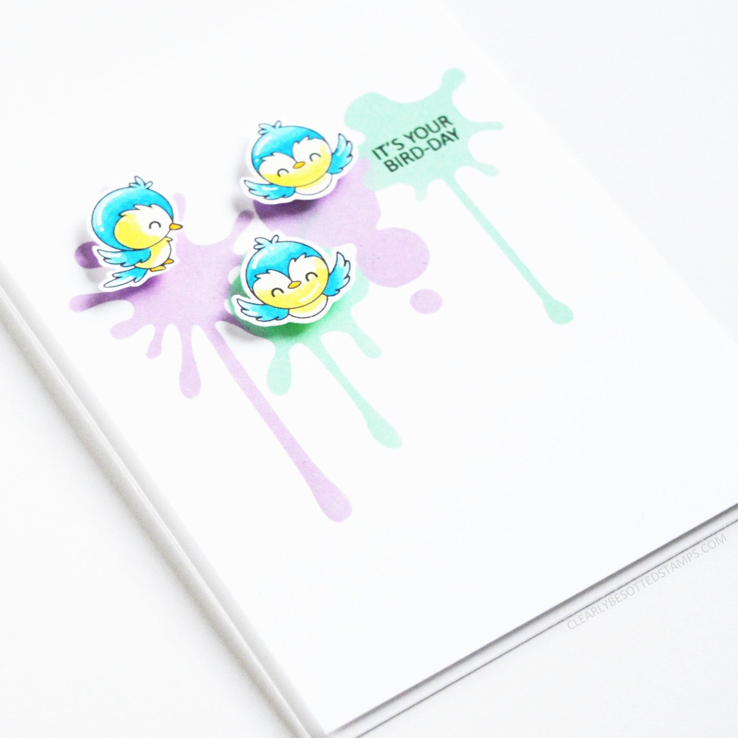 Clearly Besotted - Splotch It Stencil