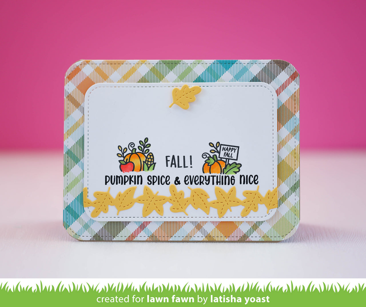 Lawn Fawn - Fall Leaves Border