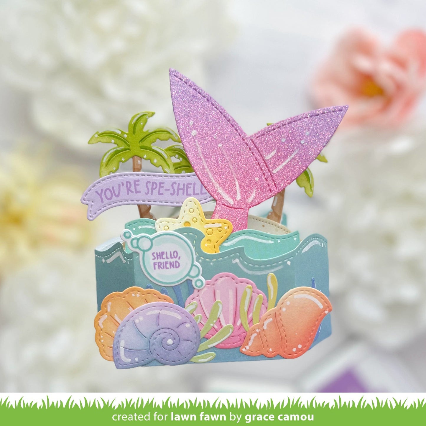Lawn Fawn - Stitched Seashells