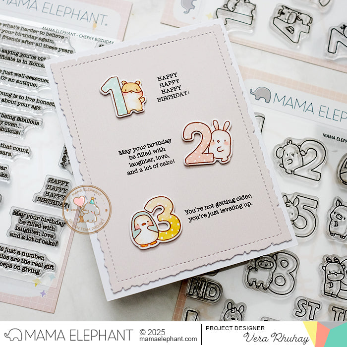 Mama Elephant - Cheeky Birthday