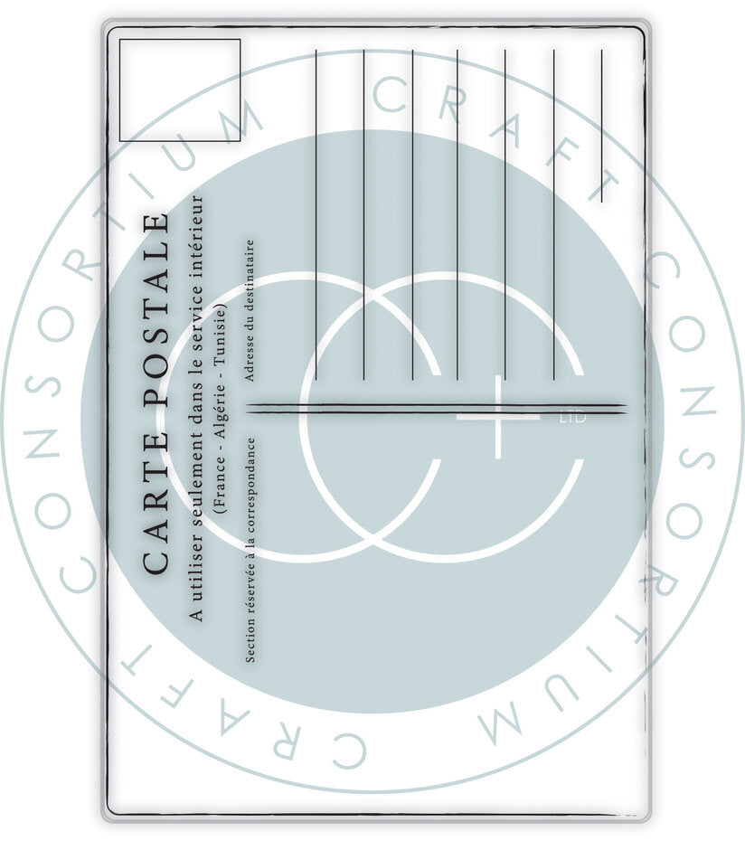 Craft Consortium - Stamp Set Postcard A6