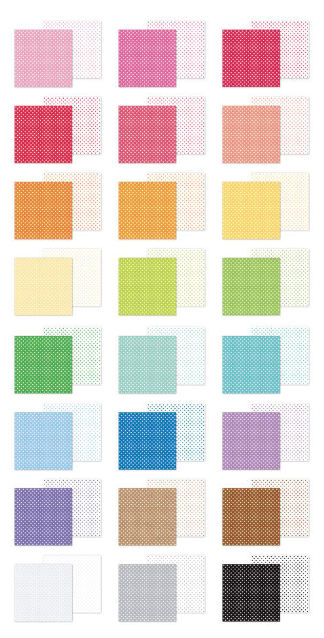 Doodlebug Design Swiss-Dot Rainbow 6x8 Inch Petite Prints Paper Pad (9056)