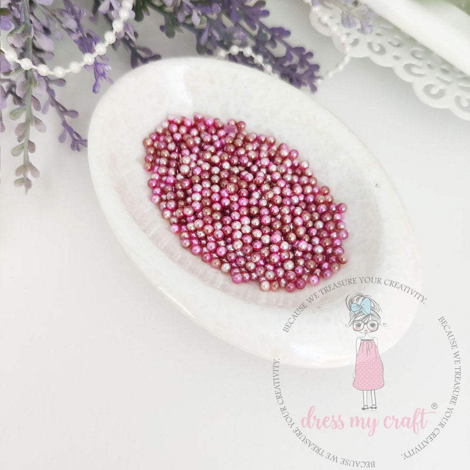 Dress My Craft - Mini Unicorn Beads Pink (8g)