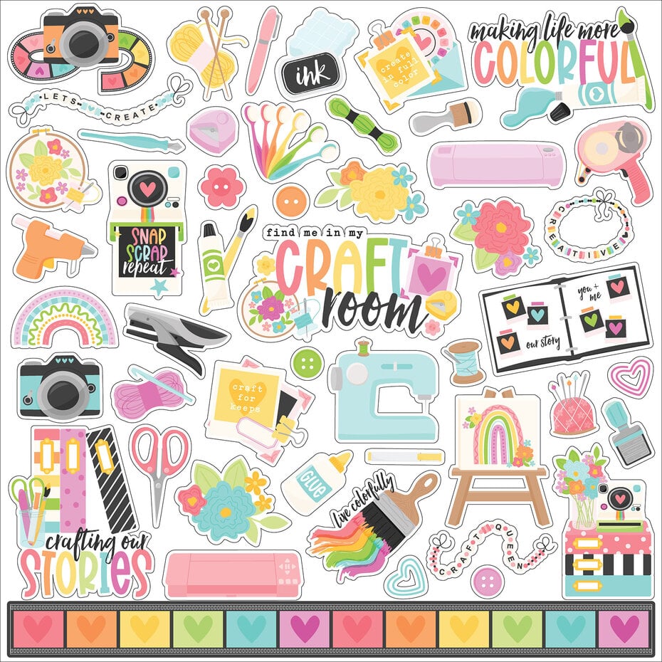 Echo Park - Craft Room Collection Kit 12x12"