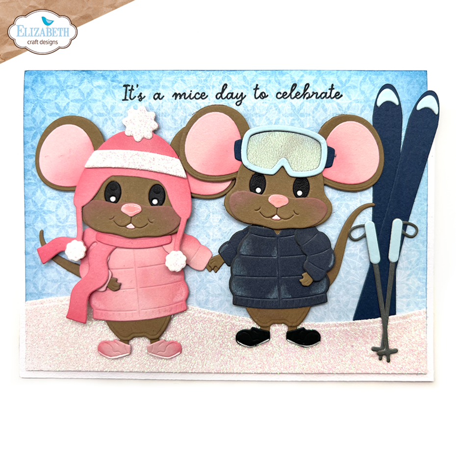 Elizabeth Craft Designs - Living It Up Big Mouse Winter Accessories