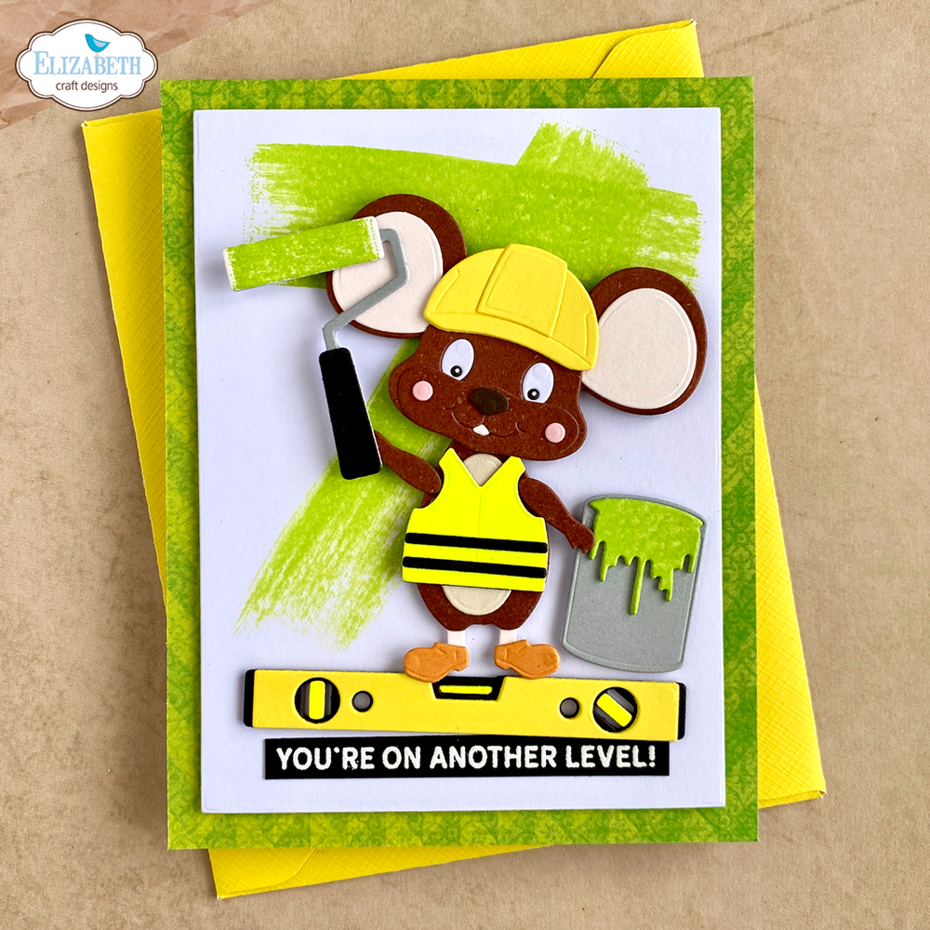 Elizabeth Craft Designs - Living it Up Stamps Best Dad Sentiments