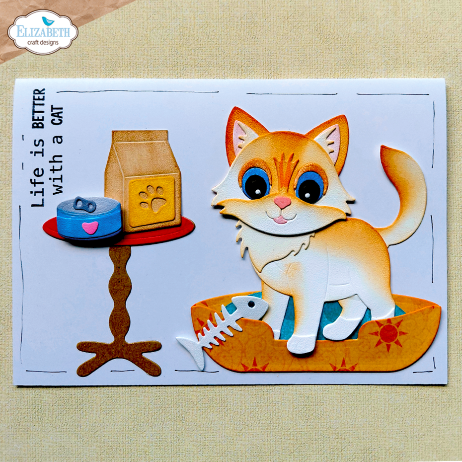Elizabeth Crafts Designs - Meet the Cats Die Cat Accessories