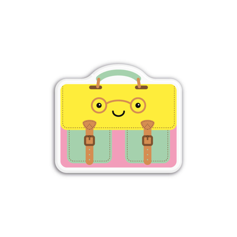 Studio Schatkist - Fridge Magnet Briefcase/Schoolbag (1pc)