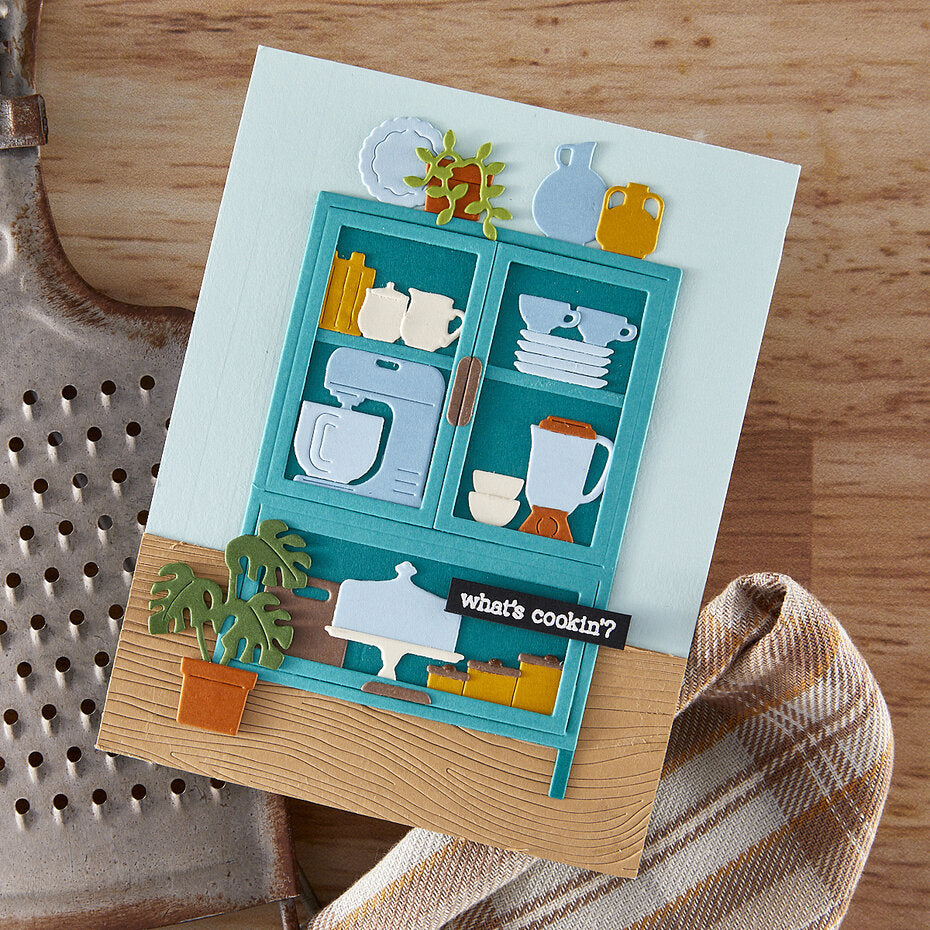 Hero Arts - Retro Kitchen Die Set Classic Cabinet