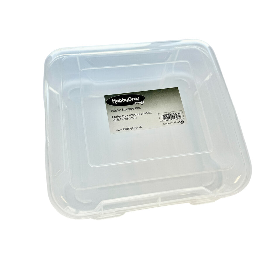 Hobbygros Storage - Plastic Storage Box 6x6" (1pc)