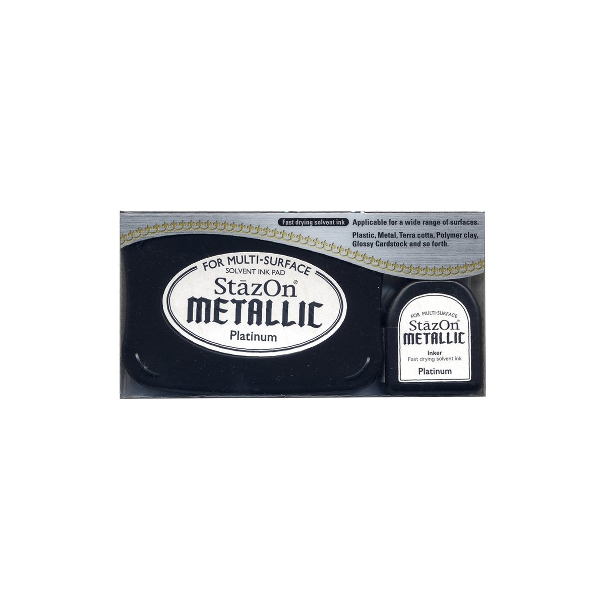 Tsukineko - StazOn Metallic Ink Platinum