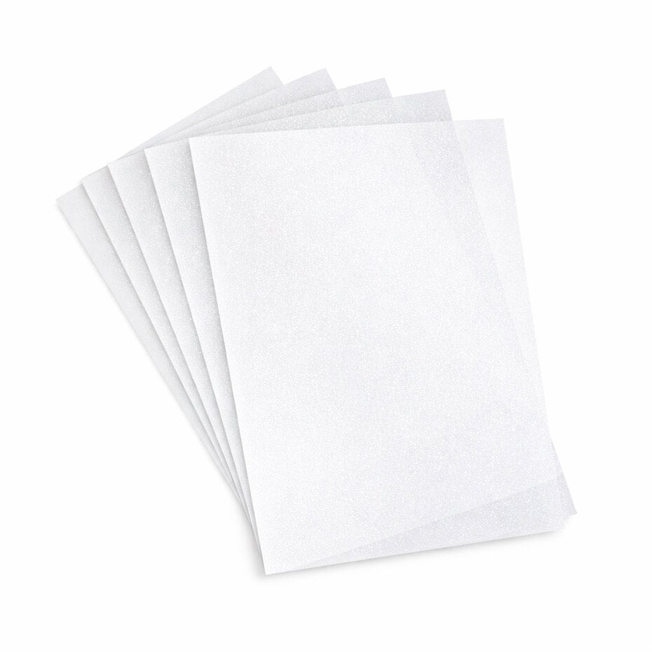 Paper Favourites - Heavyweight Vellum Silver White 220g (5pcs)