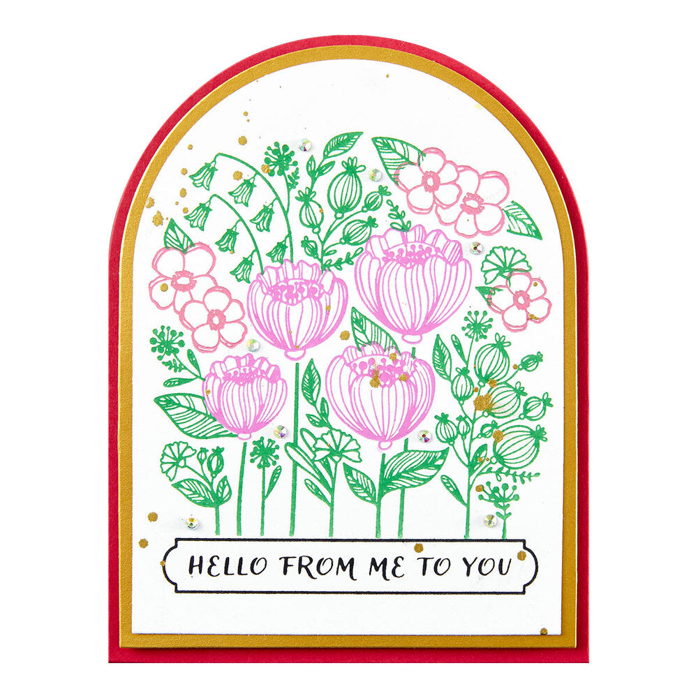 Spellbinders - BetterPress Blooming Garden Press Plates