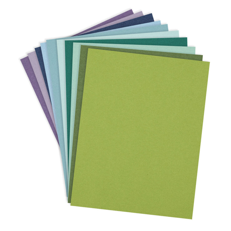 Spellbinders - Cool Assortment ColorWheel Cardstock 8.5x11 Inch (20 Sheets)