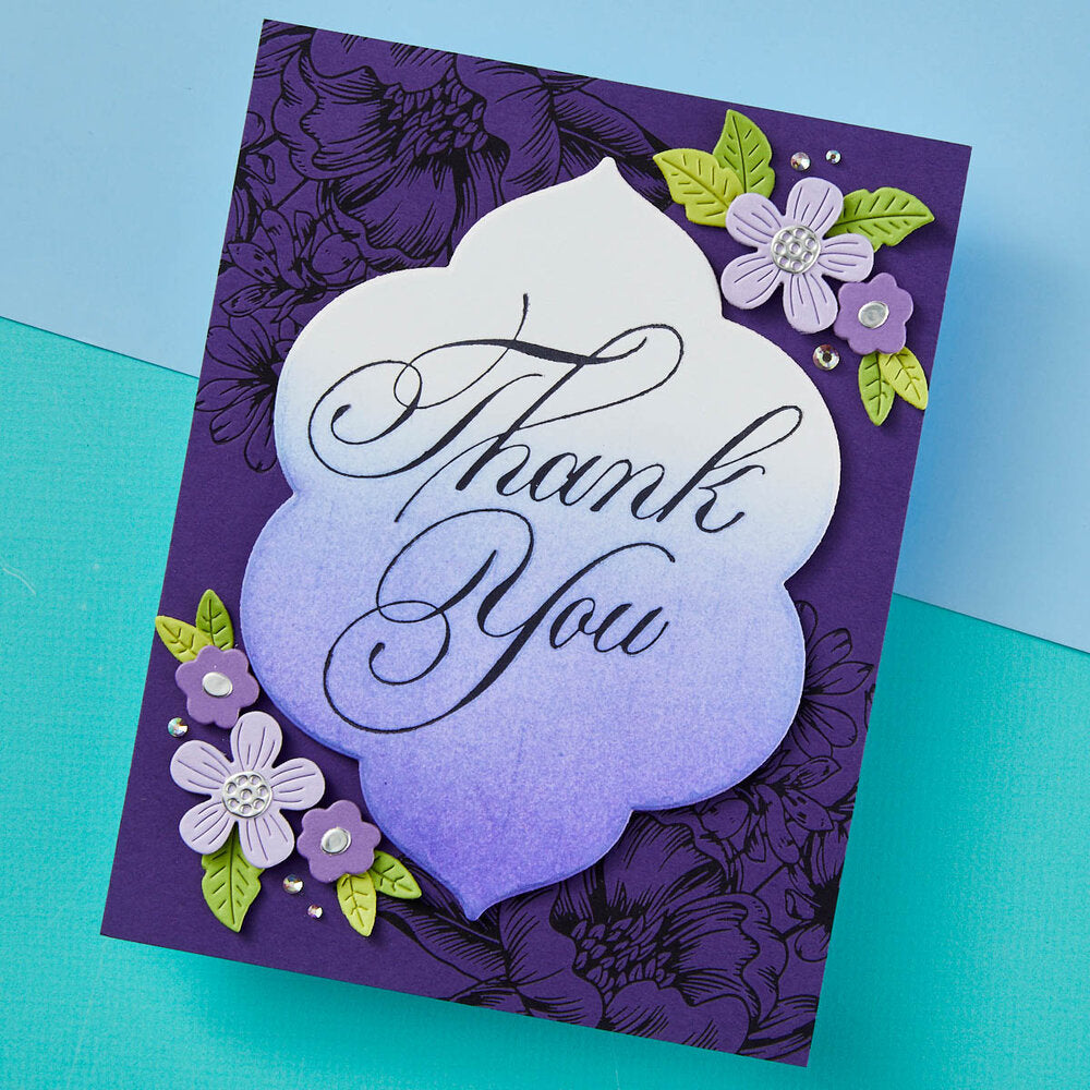 Spellbinders - BetterPress Copperplate Thank You Press Plate