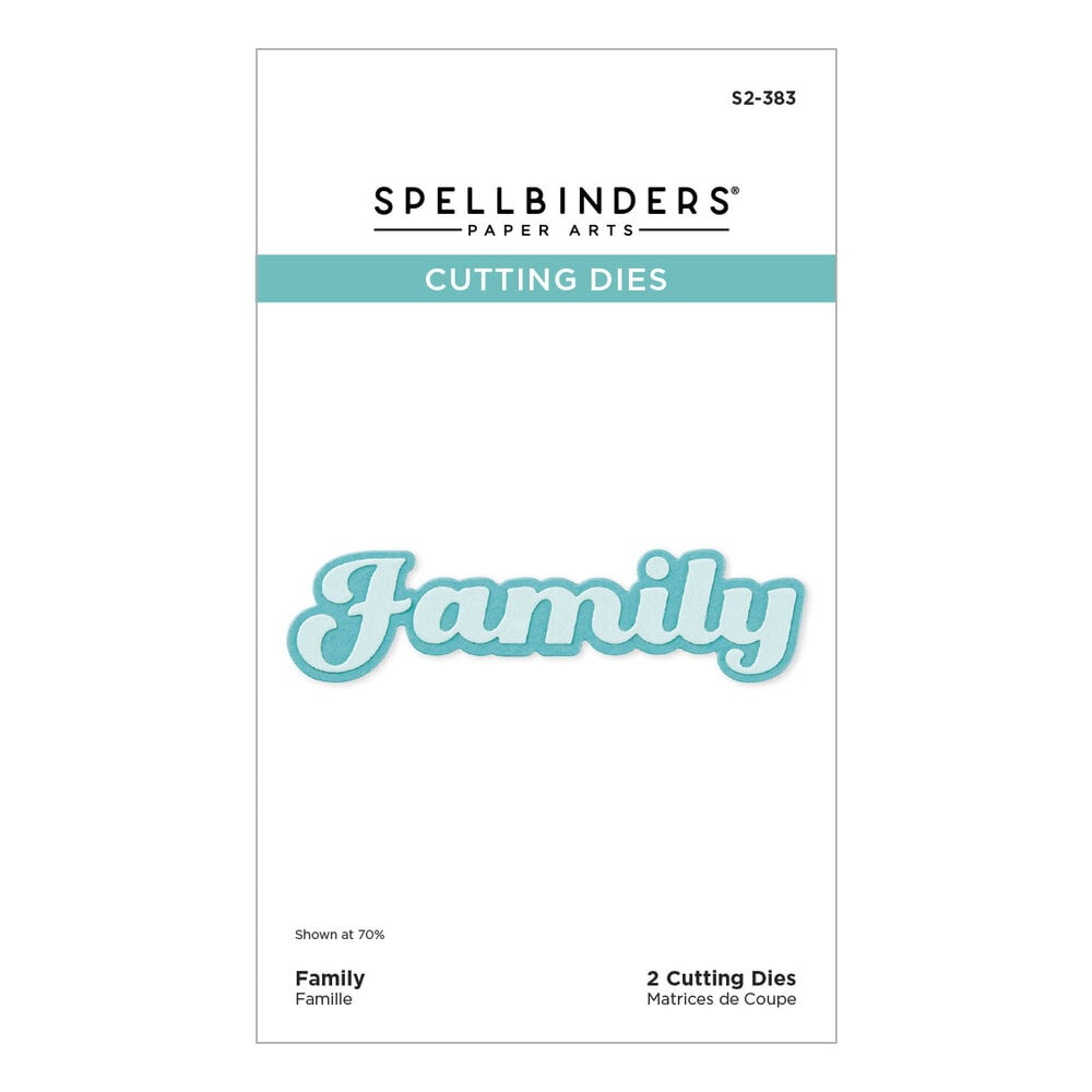 Spellbinders - Family Etched Dies