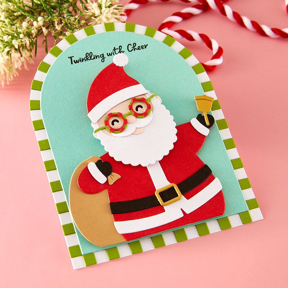 Spellbinders - Spectacular Christmas Etched Dies Santa