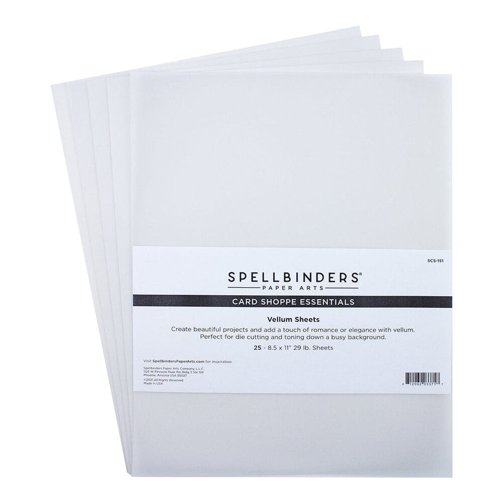 Spellbinders - Vellum Sheets (25pk)