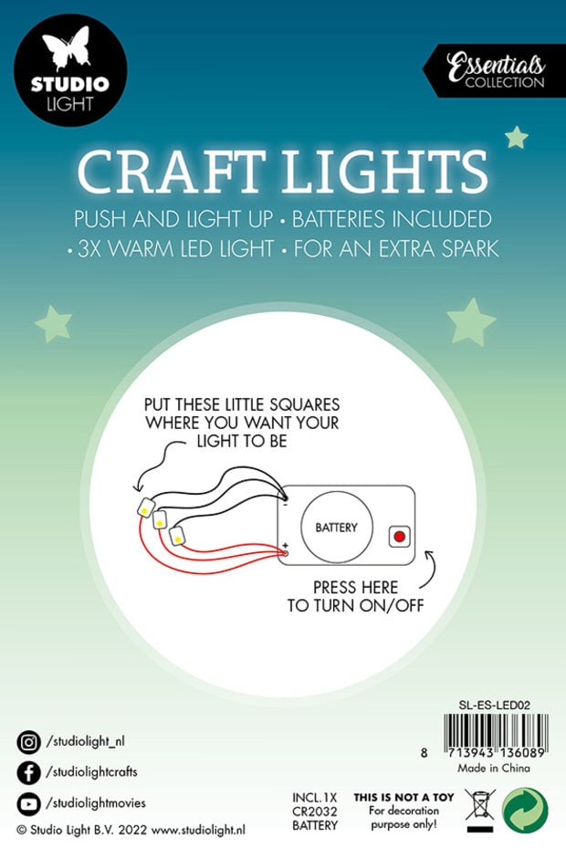 Studio Light - Craft Lights w/ Batteries (3pcs)