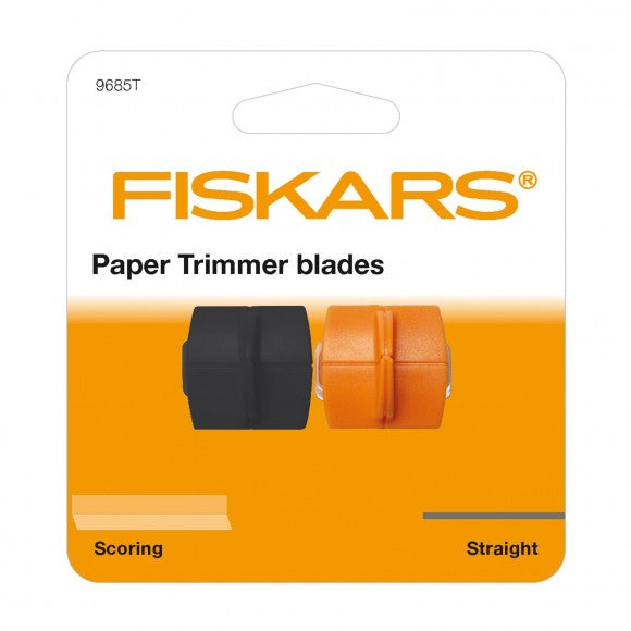 Fiskars - Refill blade & Scor for Personal Paper Trimmer - Straight & Scoring (2pcs)