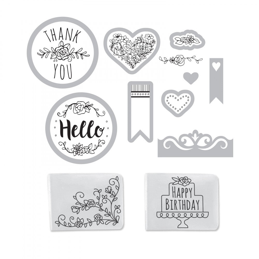 Sizzix - Sidekick Machine Starter Kit White & Gray