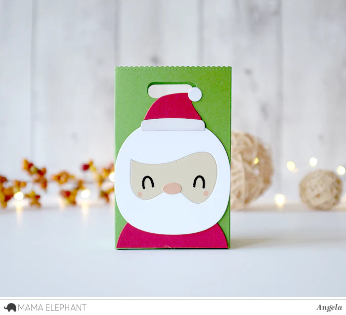 Mama Elephant - Favor Bag Accessory - Santa Elf - Creative Cuts