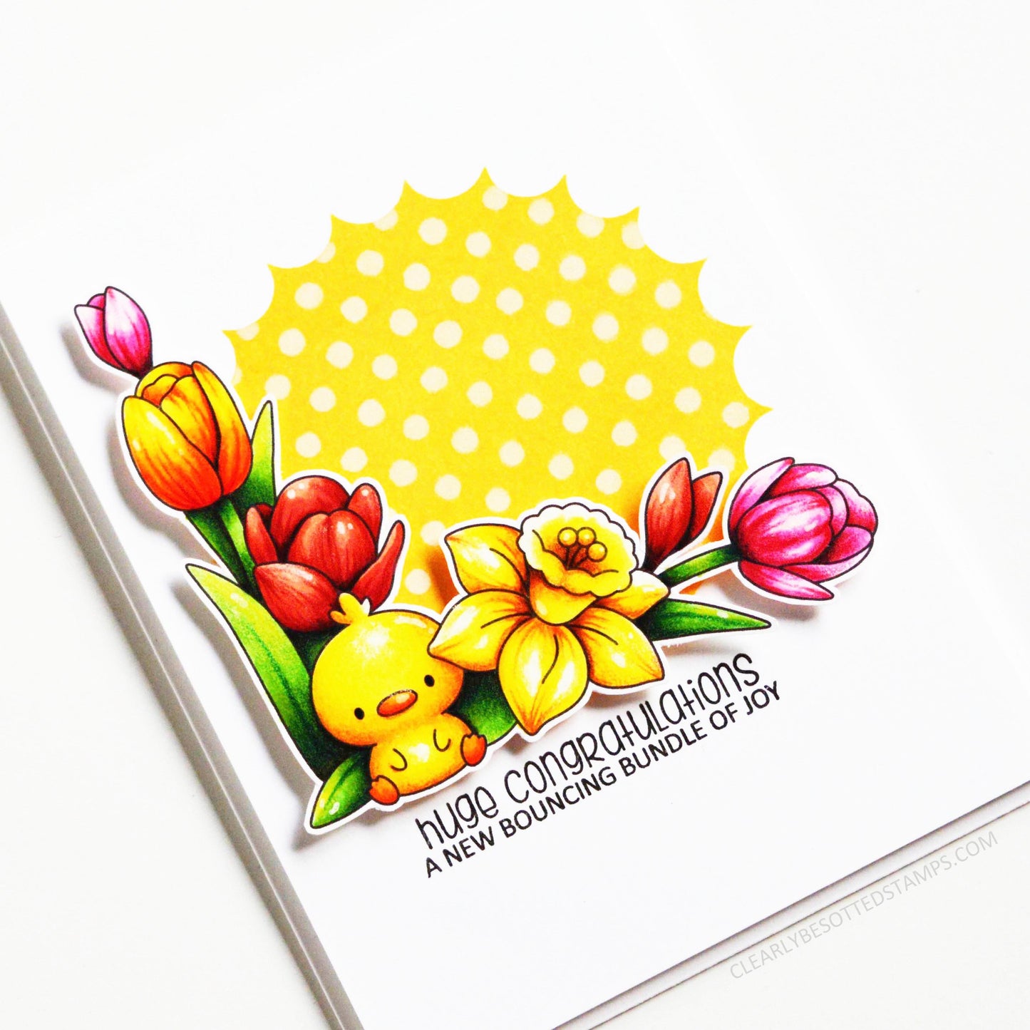 Clearly Besotted - Basic Spots Stencil