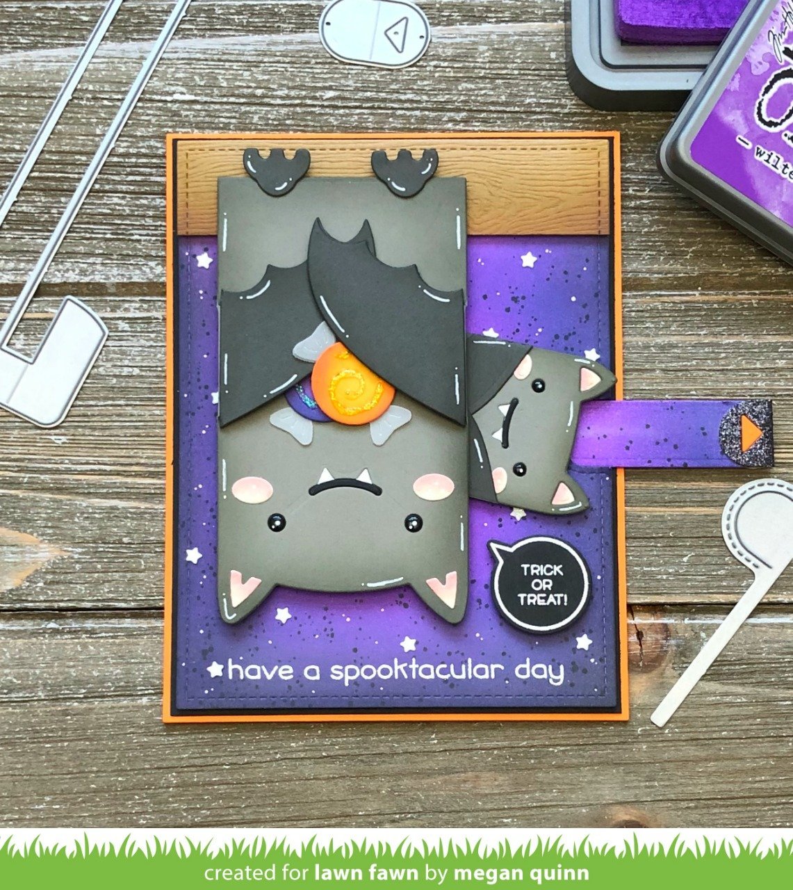 Lawn Fawn - Woodland Critter Huggers Bat Add-On