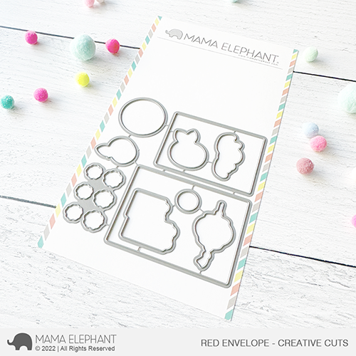 Mama Elephant - Red Envelope - Creative Cuts