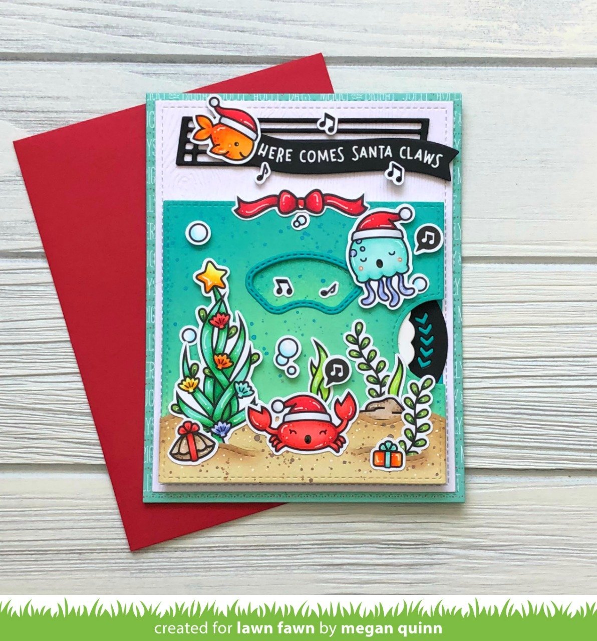 Lawn Fawn - Christmas Fishes