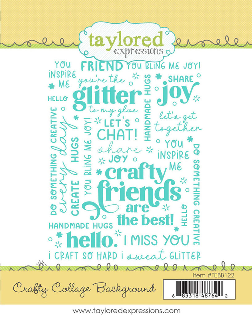 Taylored Expressions - Crafty Collage Background
