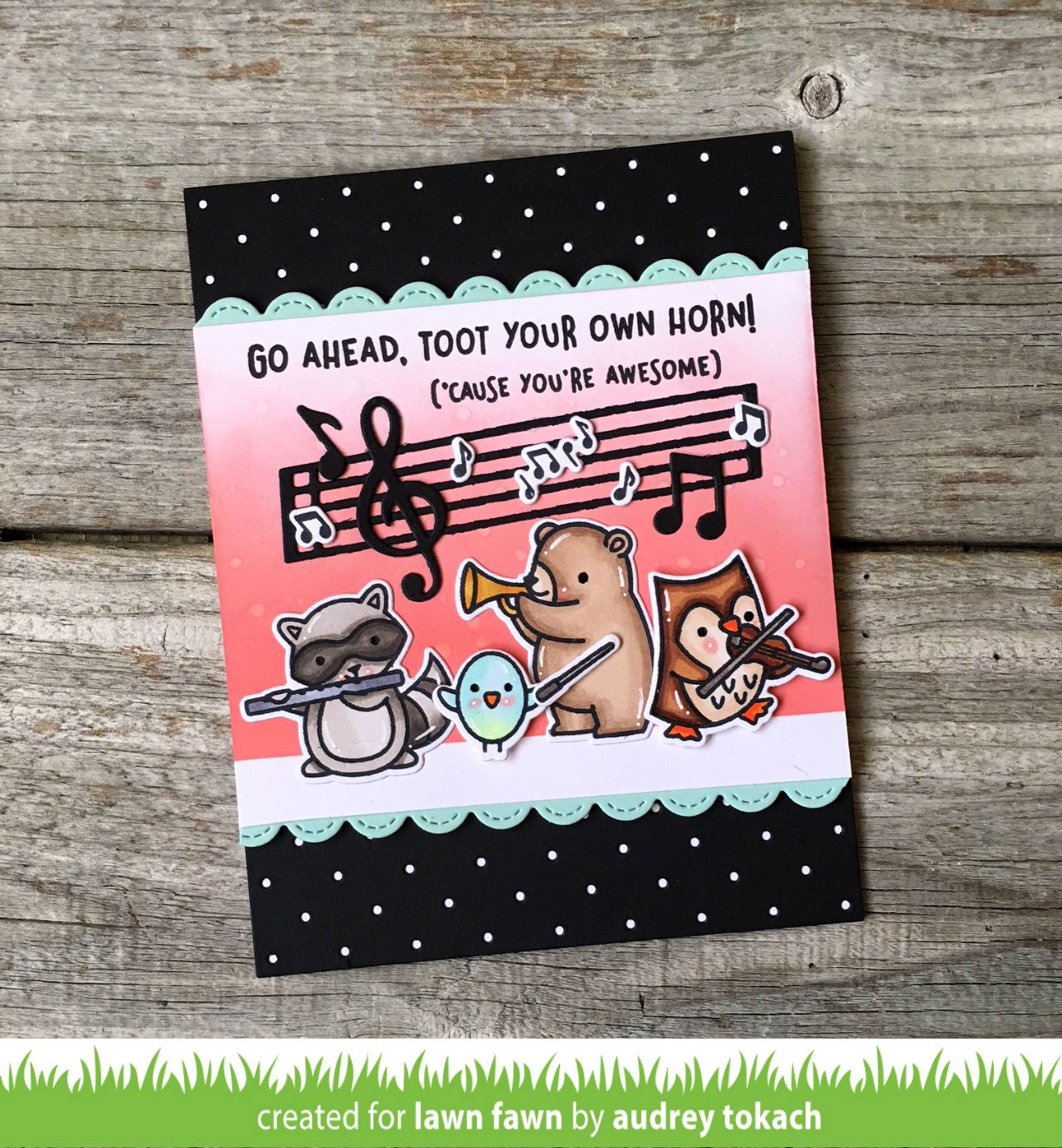 Lawn Fawn - Little Music Notes