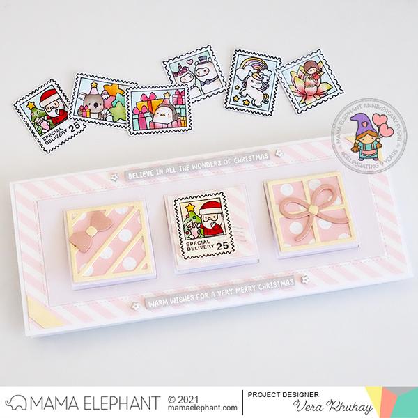 Mama Elephant - Slim Peeking Presents - Creative Cuts