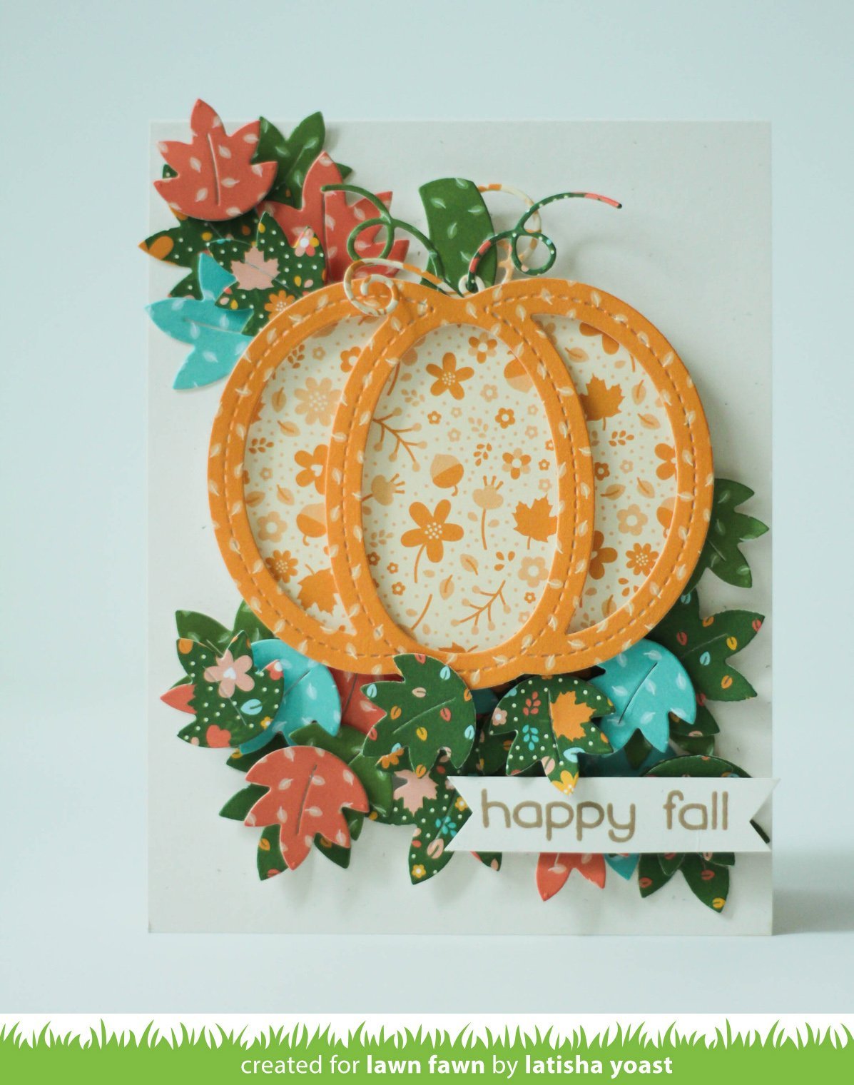 Lawn Fawn - Stitched Pumpkin Frame