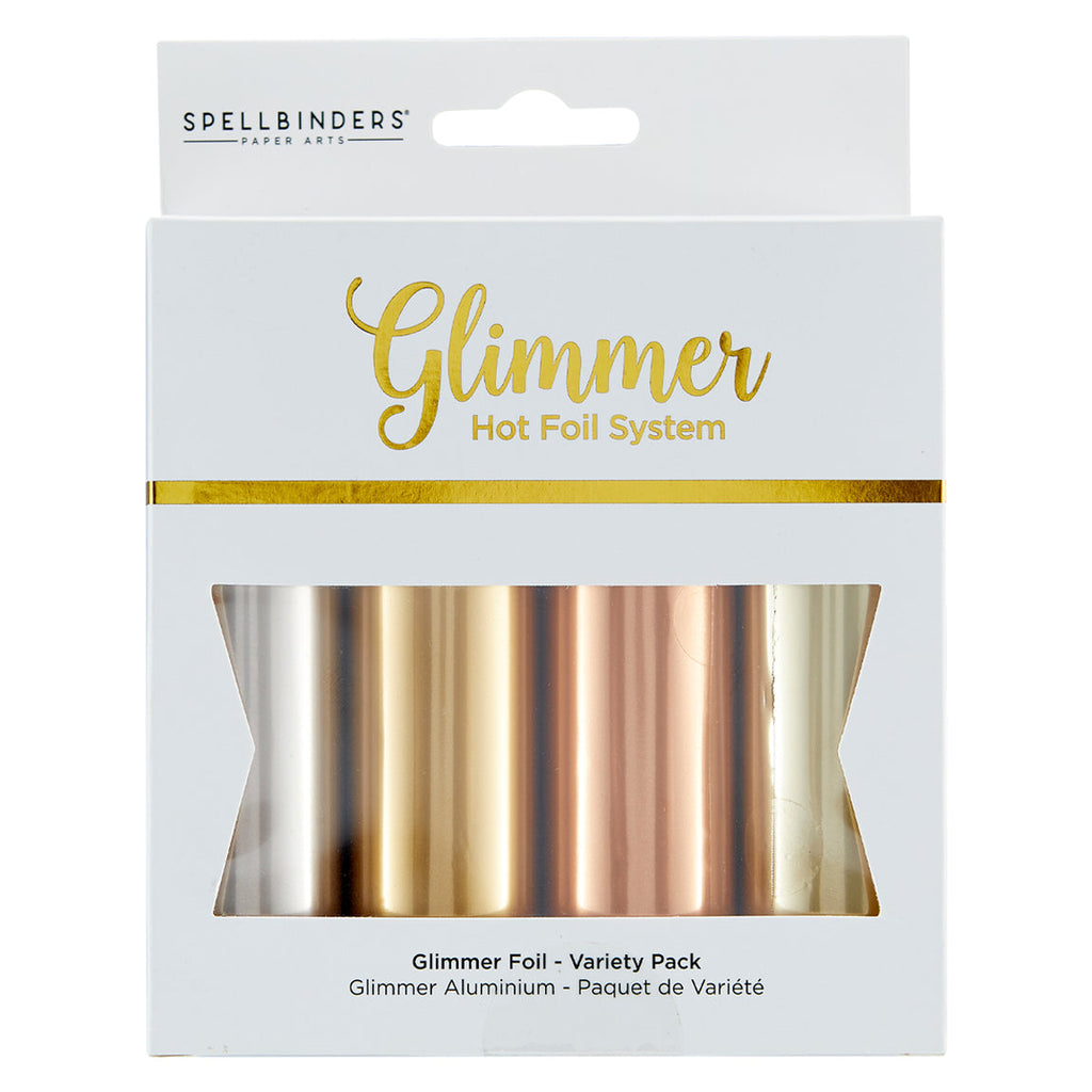Spellbinders - Glimmer Hot Foil Satin Metallics Variety Pack (4 rolls)