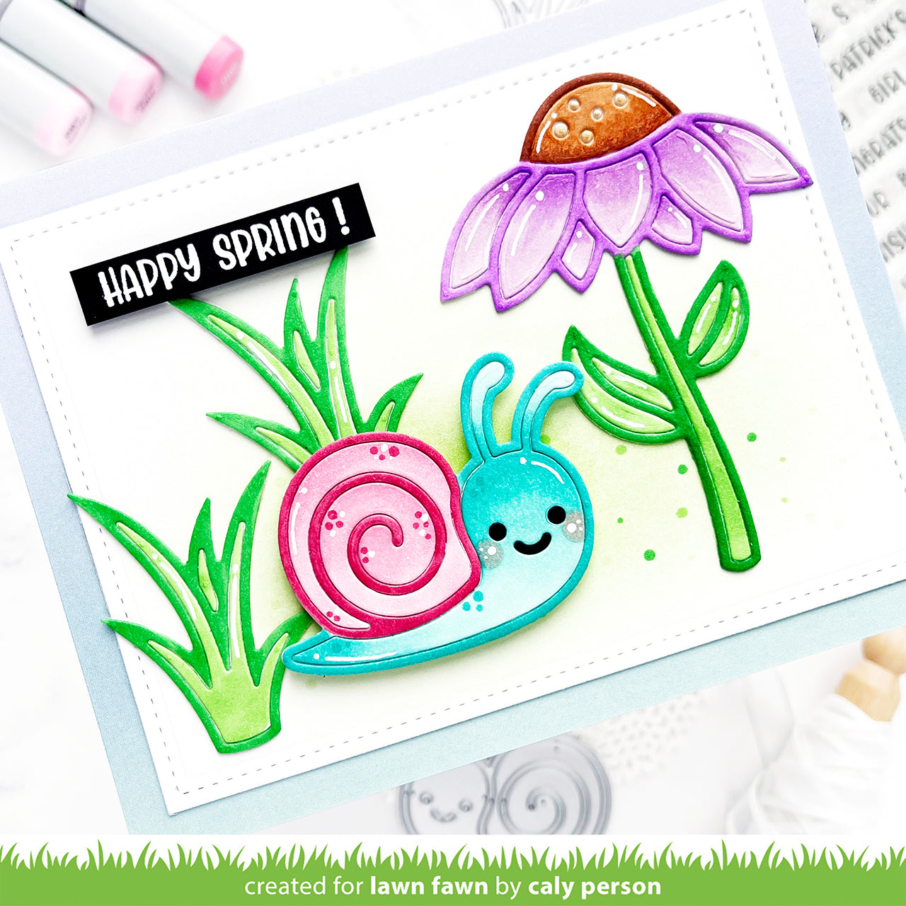 Lawn Fawn - Garden Snail