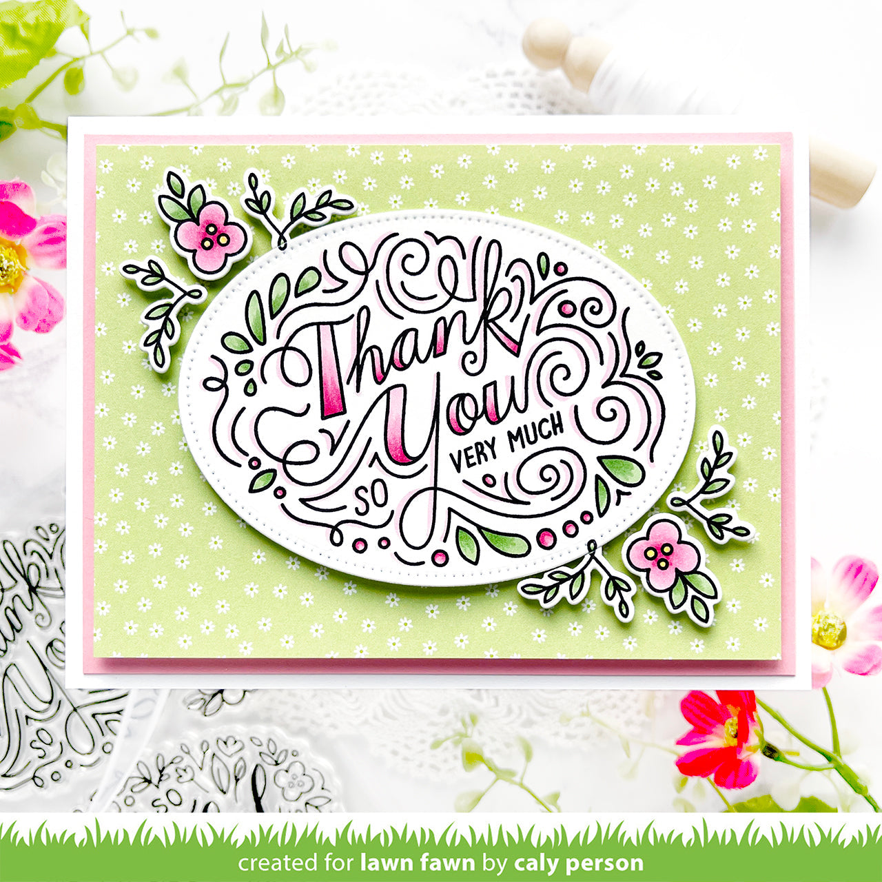 Lawn Fawn - Giant Thank You Messages