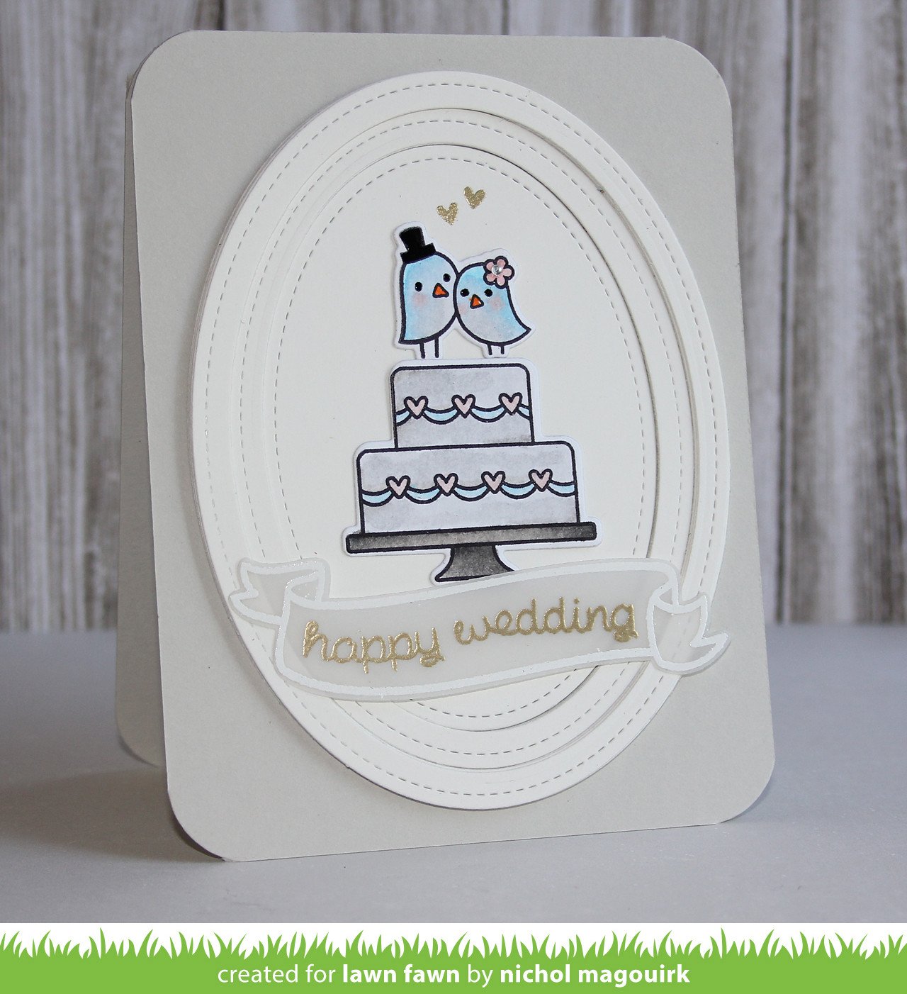 Lawn Fawn - Happy Wedding
