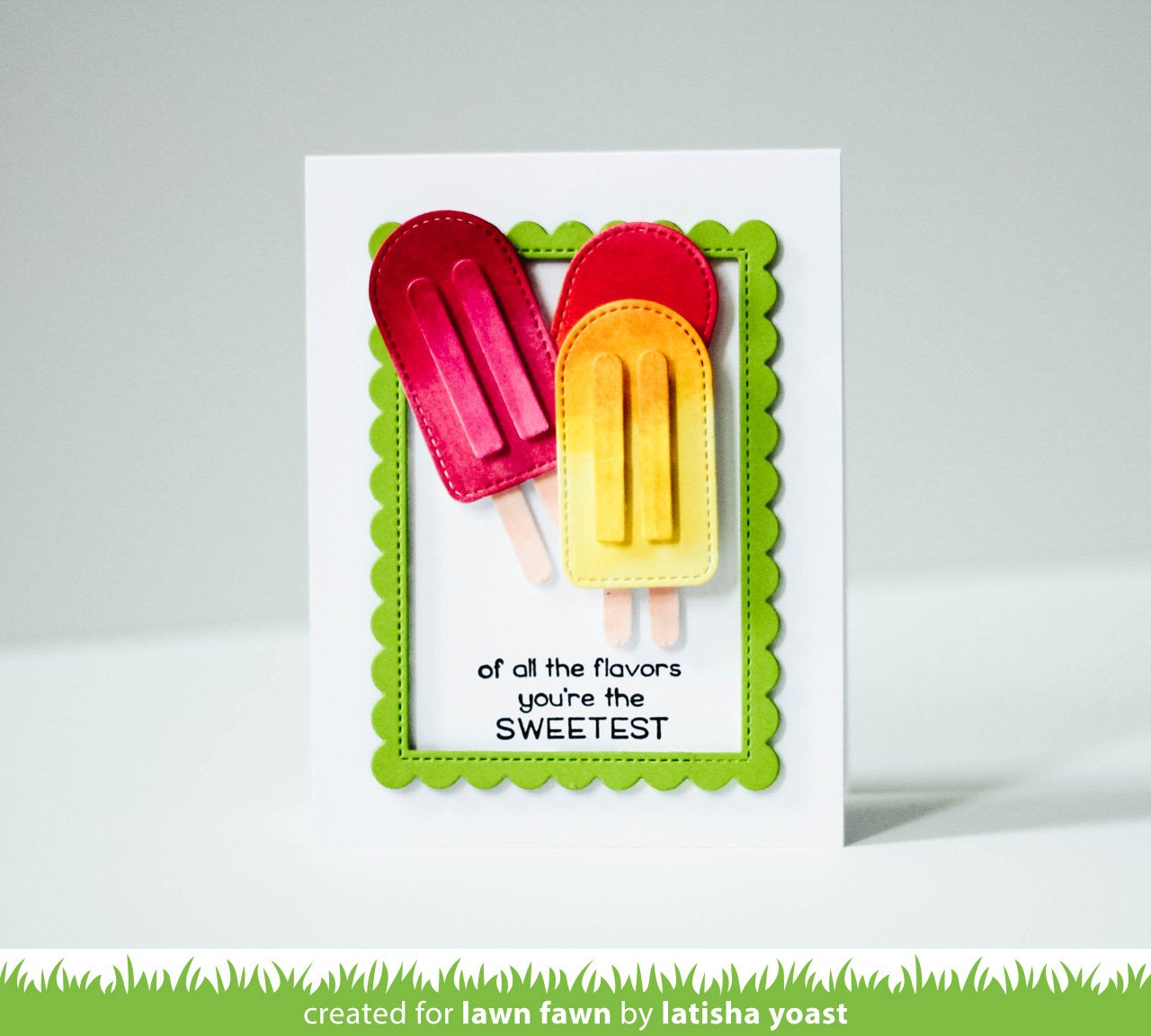 Lawn Fawn - Stitched Scalloped Rectangle Frames