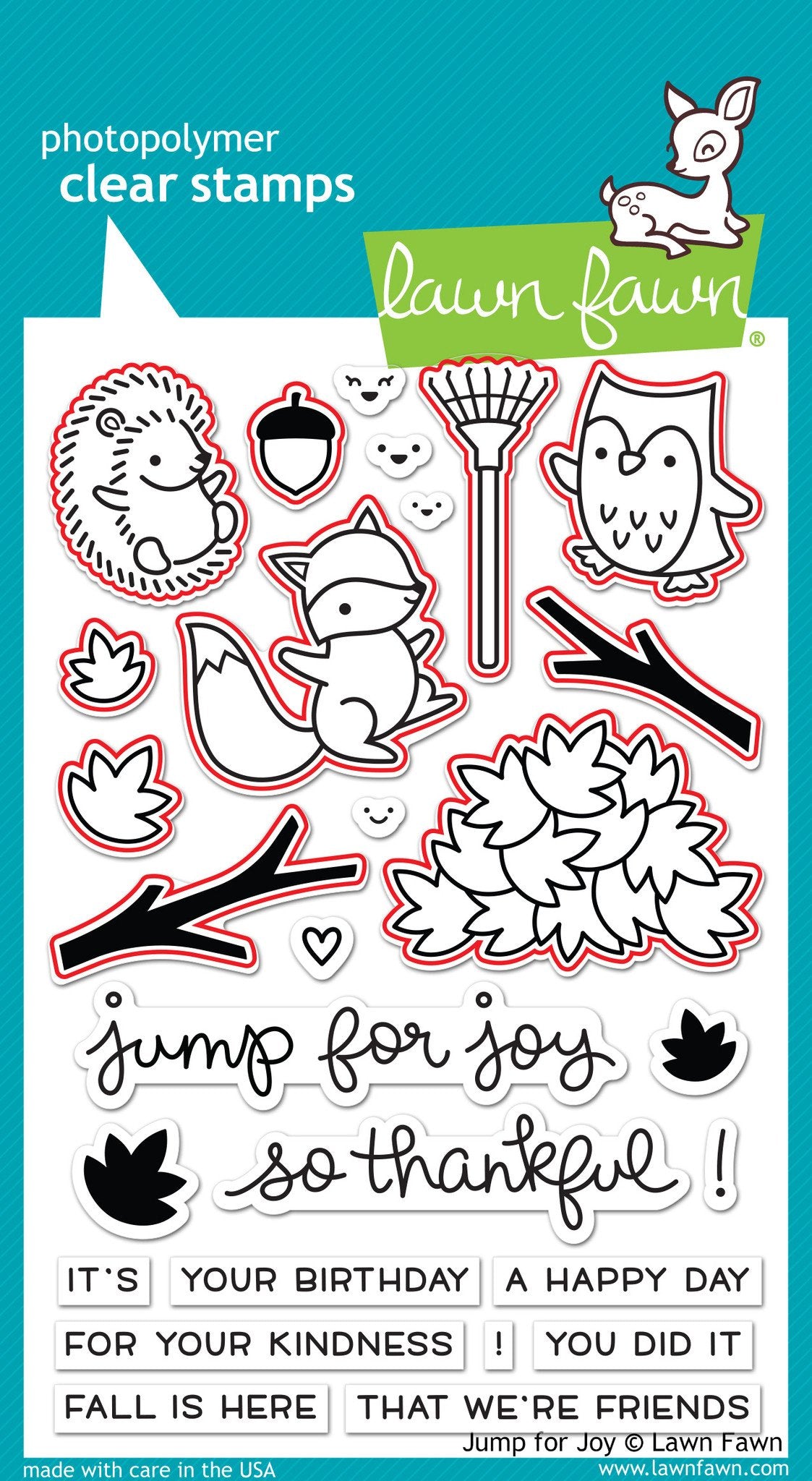 Lawn Fawn - Jump For Joy - Lawn Cuts