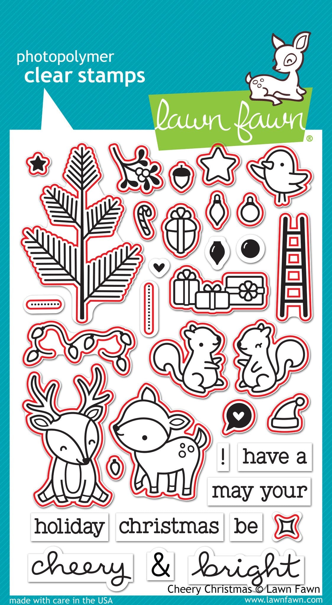 Lawn Fawn - Cheery Christmas - Lawn Cuts