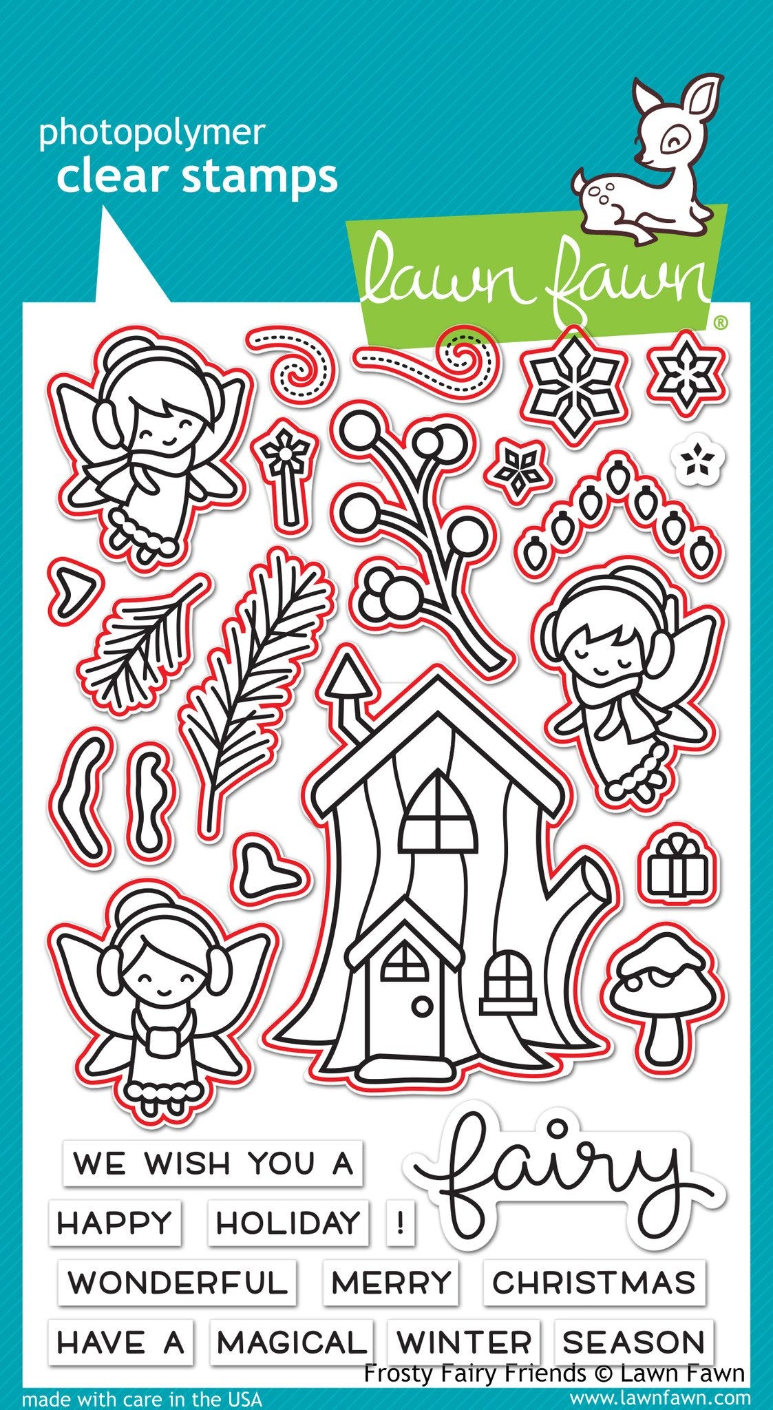 Lawn Fawn - Frosty Fairy Friends - Lawn Cuts