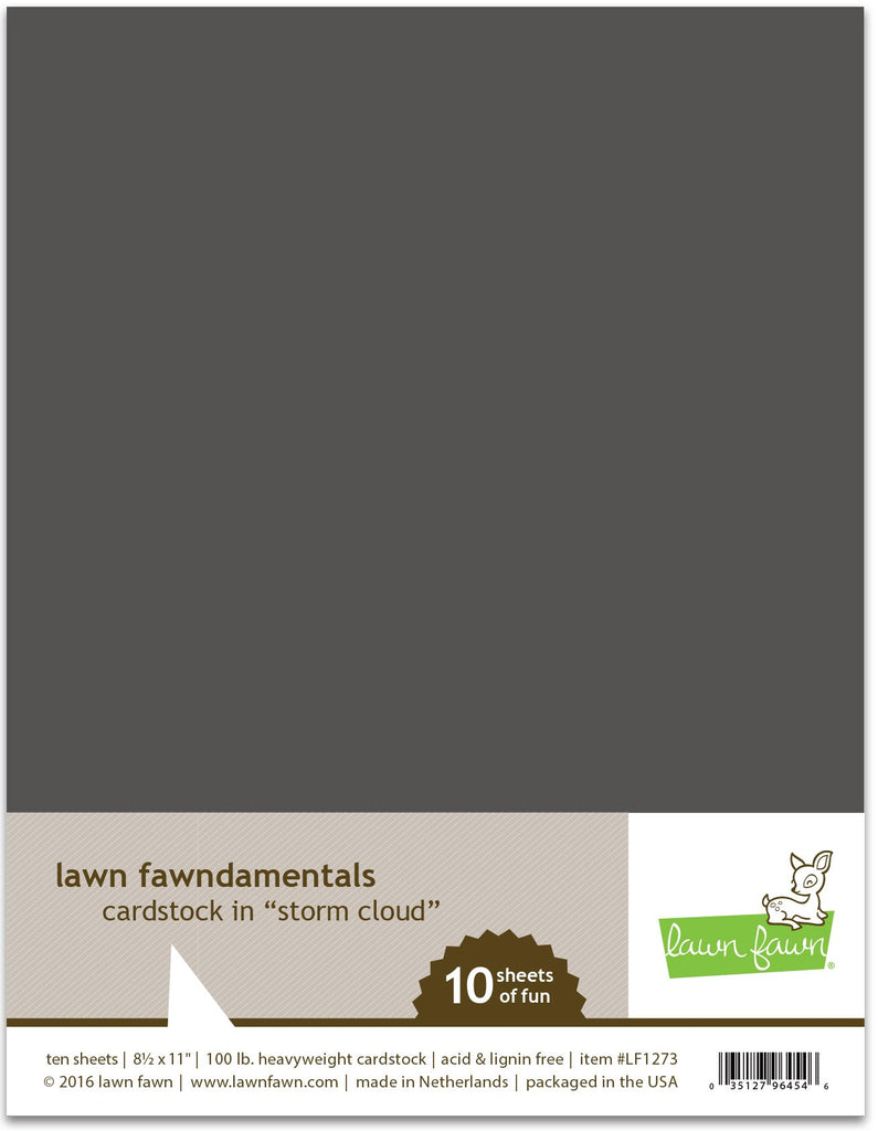 Lawn Fawn - Storm Cloud Cardstock