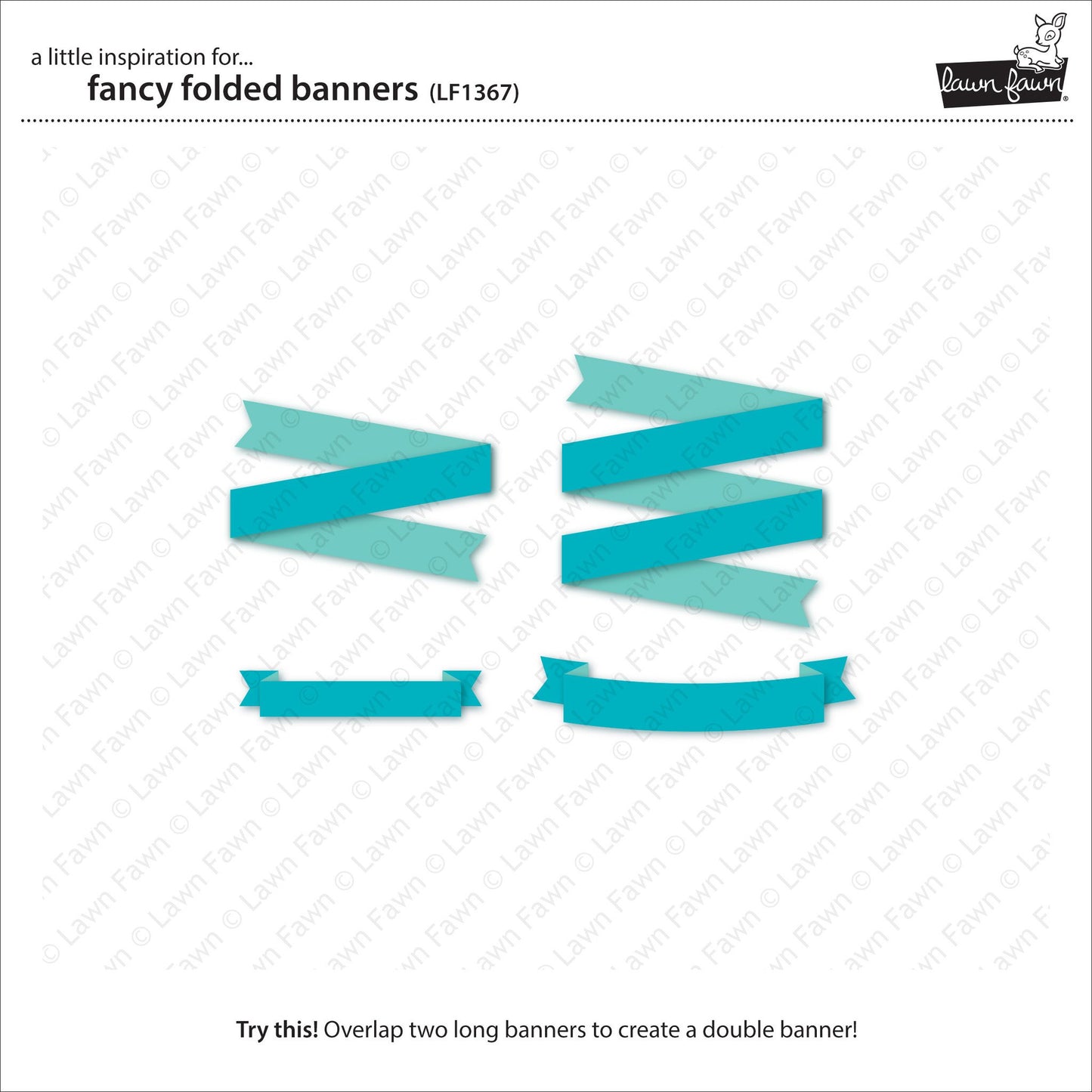 Lawn Fawn - Fancy Folded Banners