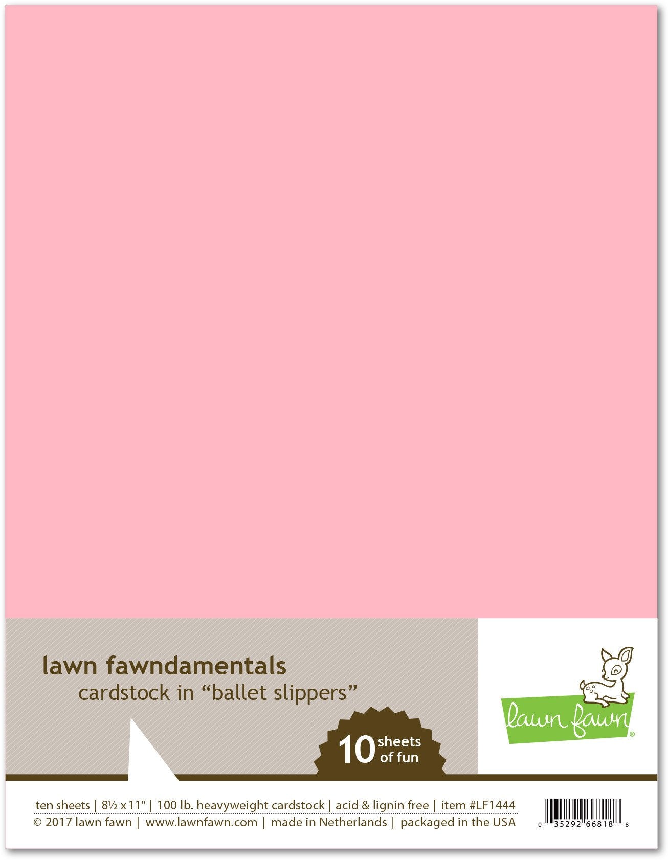 Lawn Fawn - Ballet Slippers Cardstock