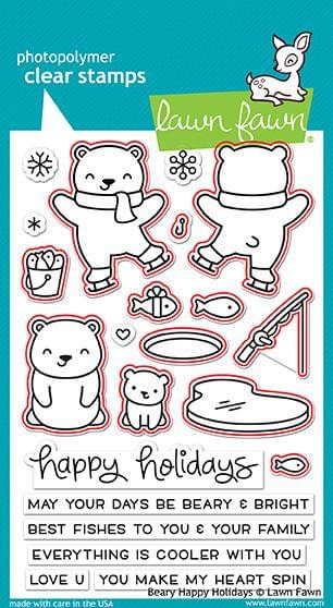 Lawn Fawn - Beary Happy Holidays - Lawn Cuts