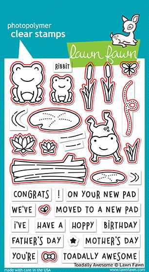 Lawn Fawn - Toadally Awesome - Lawn cuts