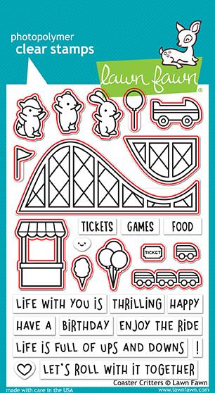 Lawn Fawn - Coaster Critters - Lawn Cuts