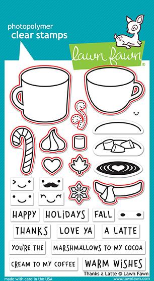 Lawn Fawn - Thanks a Latte Lawn-Cuts