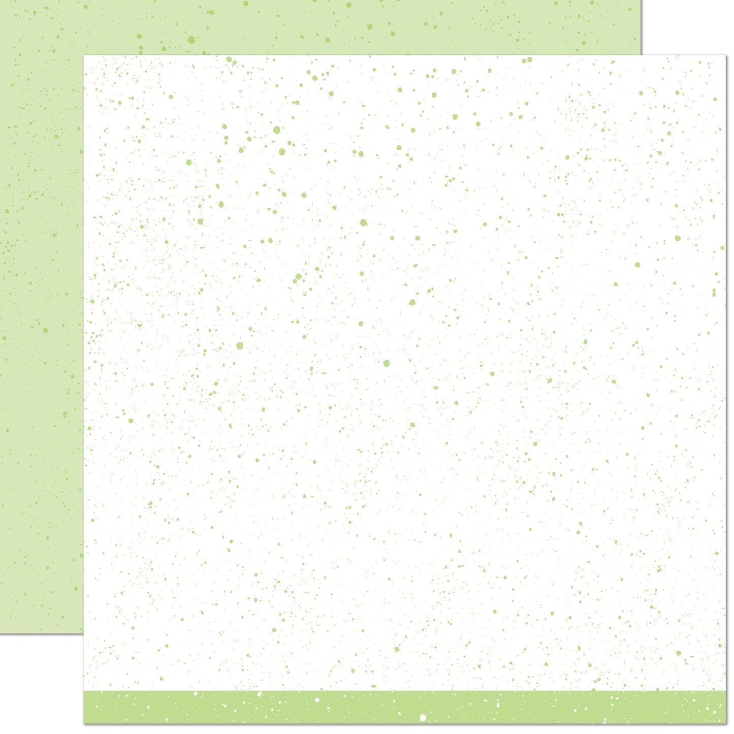 Lawn Fawn - Spiffy Speckles - Pesto 12x12"